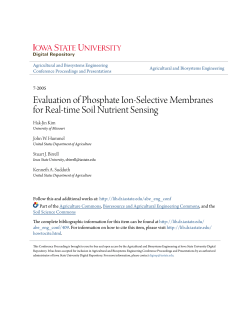 Evaluation of Phosphate Ion-Selective Membranes for Real