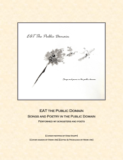 EAT The Public Domain Album Notes