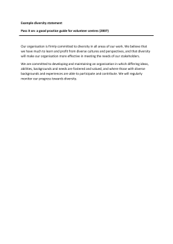 Example diversity statement
