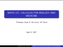 slides used in class - UC Davis Mathematics