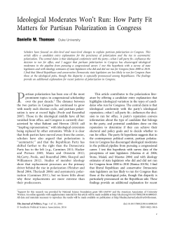 Ideological Moderates Won`t Run: How Party Fit