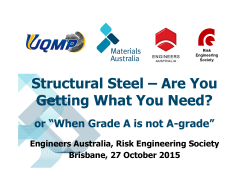 Structural Steel &ndash; Are You Getting What You