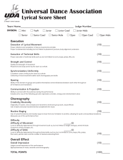 Lyrical Scoresheet2015
