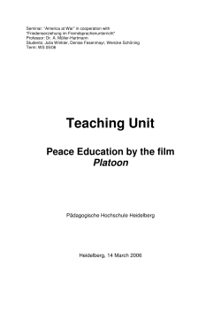 Teaching Unit - P&auml;dagogische Hochschule Heidelberg