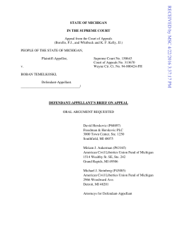 Brief - Michigan State Appellate Defender Office
