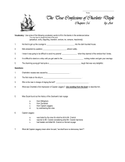 The True Confessions of Charlotte Doyle The True Confessions of