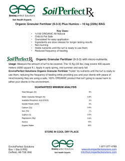 Organic Granular Fertilizer (9-3-3)