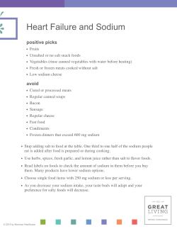 Heart Health and Nutrition