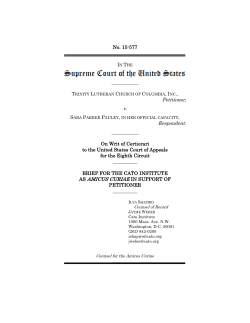 No. 15-577 ______ Petitioner, v. Respondent