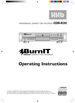 BurnIT - HHB Communications