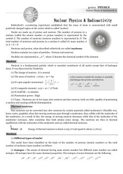 Nuclear Physics - Physics With Pradeep