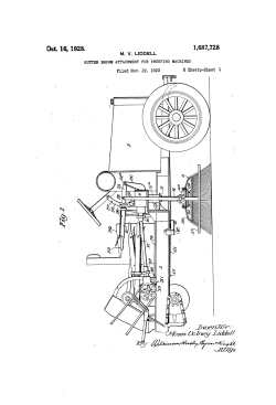Gutter-broom attachment for sweeping machines