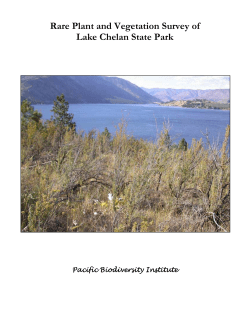 Rare Plant and Vegetation Survey of