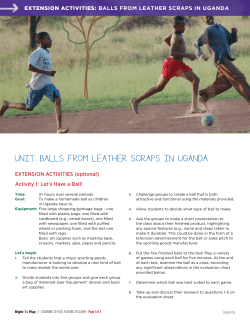 Extension Activity - Right To Play