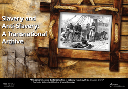 Slavery and Anti-Slavery: A Transnational Archive