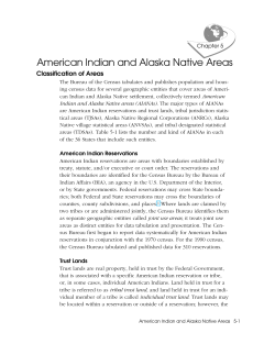 American Indian and Alaska Native Areas