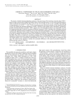 Chemical Composition of the Planet-harboring Star