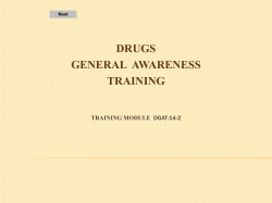 ALCOHOL TRAINING