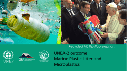 UNEA-2 outcome Marine Plastic Litter and Microplastics