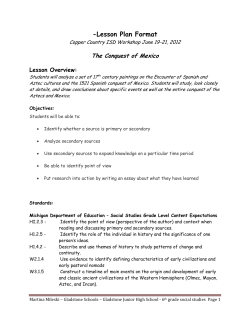 Lesson Plan - Education Extras