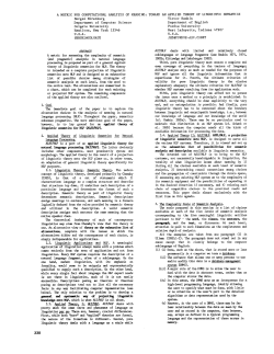 a metric for computational analysis of meaning