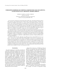 formation pathways of ethynyl-substituted and cyclopenta
