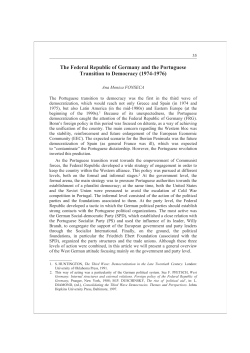 The Federal Republic of Germany and the Portuguese