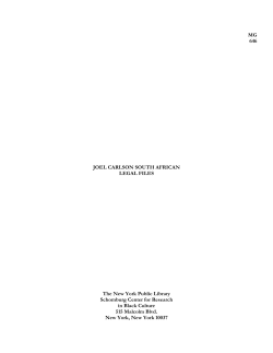Nelson Mandela - New York Public Library Archive
