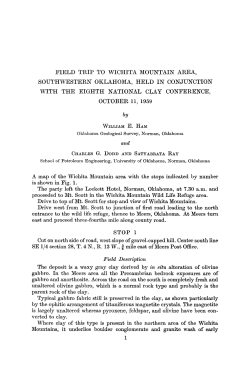 field trip to wichita mountain area, southwestern oklahoma