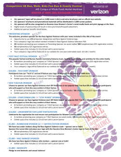 our sponsorship form