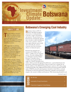 Botswana - US Chamber of Commerce