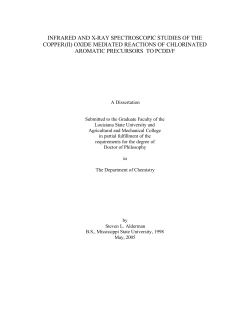 infrared and x-ray spectroscopic studies of the copper(ii) oxide