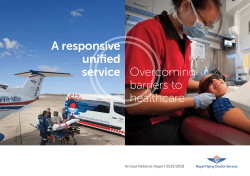 Overcoming barriers to healthcare A responsive unified service