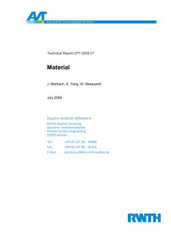 Material - AVT (RWTH Aachen)
