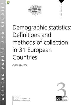 Demographic statistics - European Commission