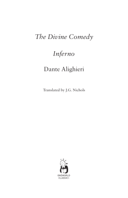 The Divine Comedy Inferno
