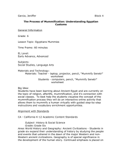 Garcia, Jeniffer Block 4 The Process of Mummification