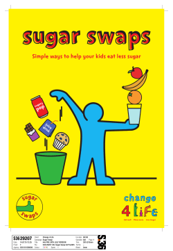 Sugar Swaps leaflet