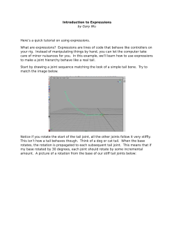 Introduction to Expressions by Gary Wu Here`s a quick tutorial on