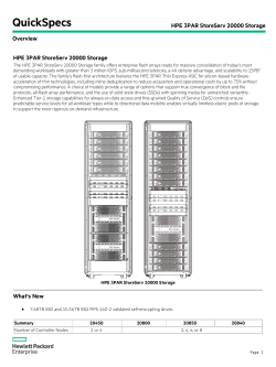HPE 3PAR StoreServ 20000 Storage