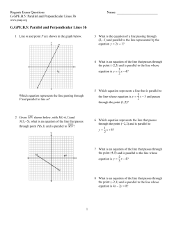 G.GPE.B.5: Parallel and Perpendicular Lines 3b