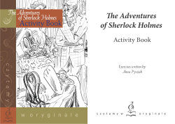 e Adventures of Sherlock Holmes