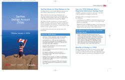 Tax-Free Savings Account (TFSA)