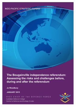 The Bougainville independence referendum