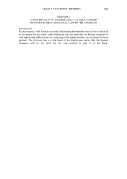 105 CHAPTER 3 A NEW DIVISION TO UNDERSTAND THE