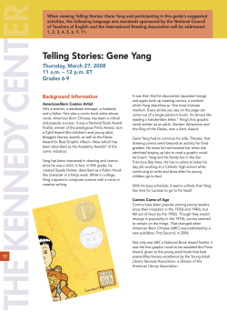 Telling Stories: Gene Yang