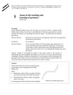 Issues in the teaching and learning of geometry