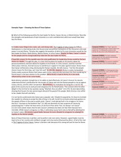 Annotated Exemplar Essay