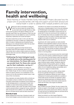 Profile in Horizon2020projects portal preview