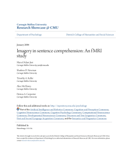 Imagery in sentence comprehension: An fMRI study